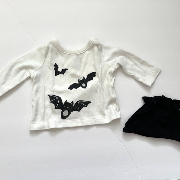 3 Piece Baby Halloween Outfit Bat - Picture 4 of 6